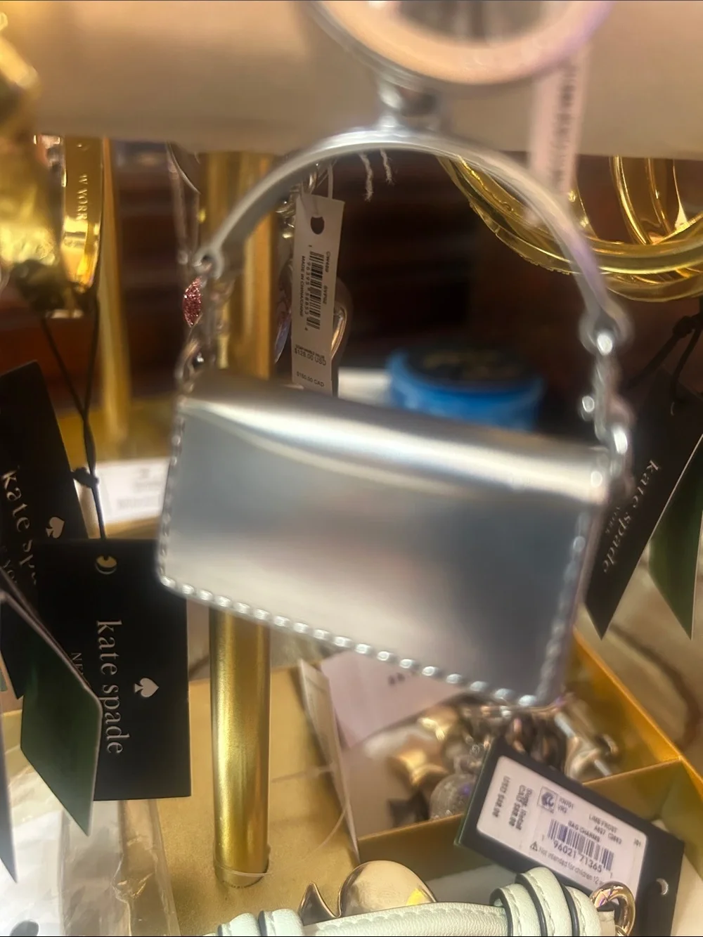 Coach Authentic Stamped coach, tabby bag charm silver retail $128